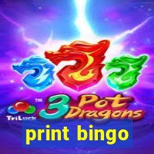 print bingo